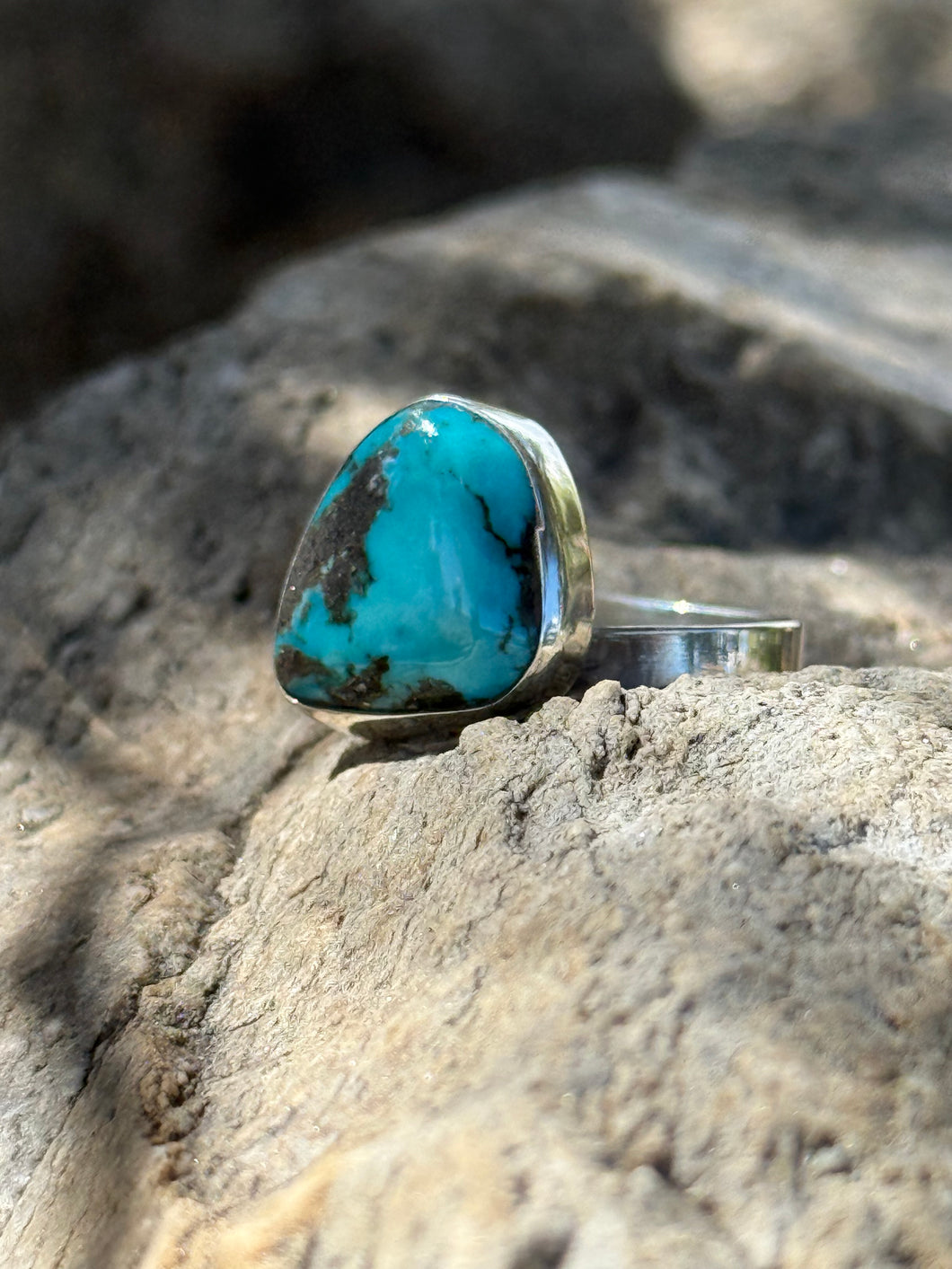Turquoise Sterling Silver Ring – Stone of Protection & Balance