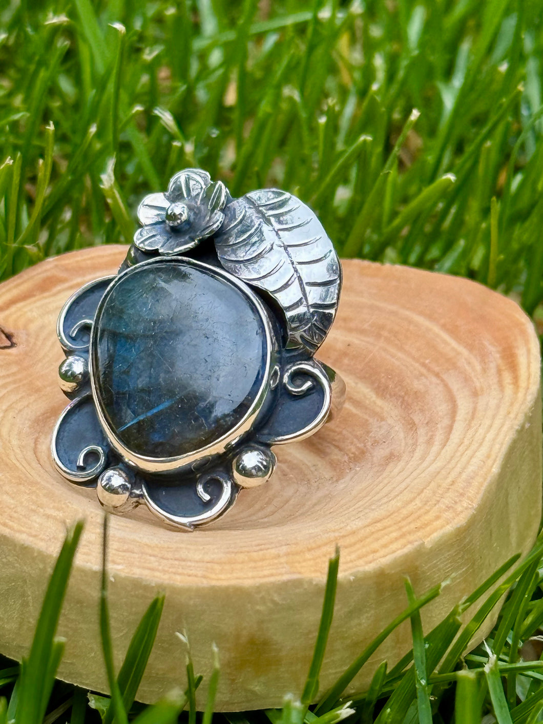 Labradorite Floral